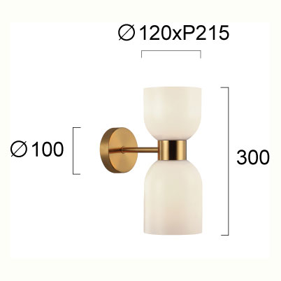 Απλίκα Τοίχου Viokef Memory White 4291800 Φωτιστικά Απλίκες Spitishop