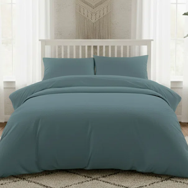 Σεντόνι Υπέρδιπλο Επίπεδο (240x270) Melinen Lavish Satin D.Aqua
