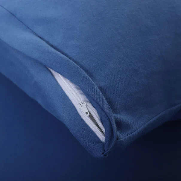 Ζεύγος Μαξιλαροθήκες (50x70) Silk Fashion Jersey Jean