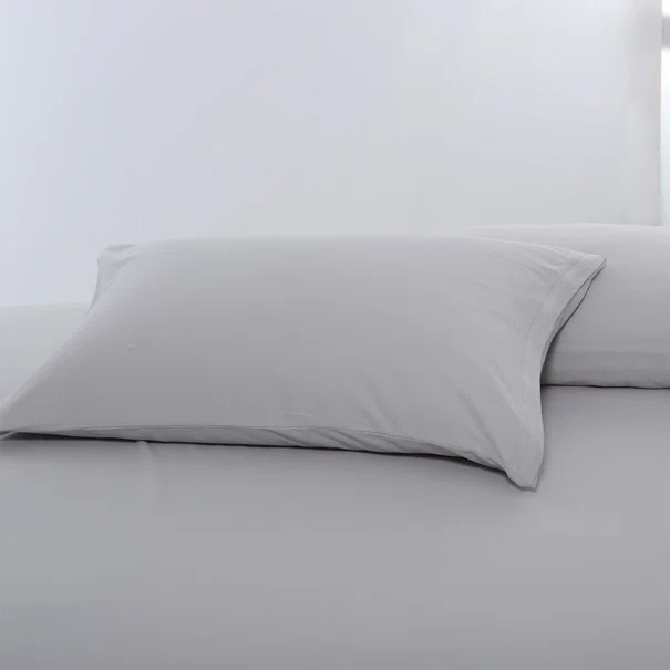 Ζεύγος Μαξιλαροθήκες (50x70) Silk Fashion Jersey L.Grey