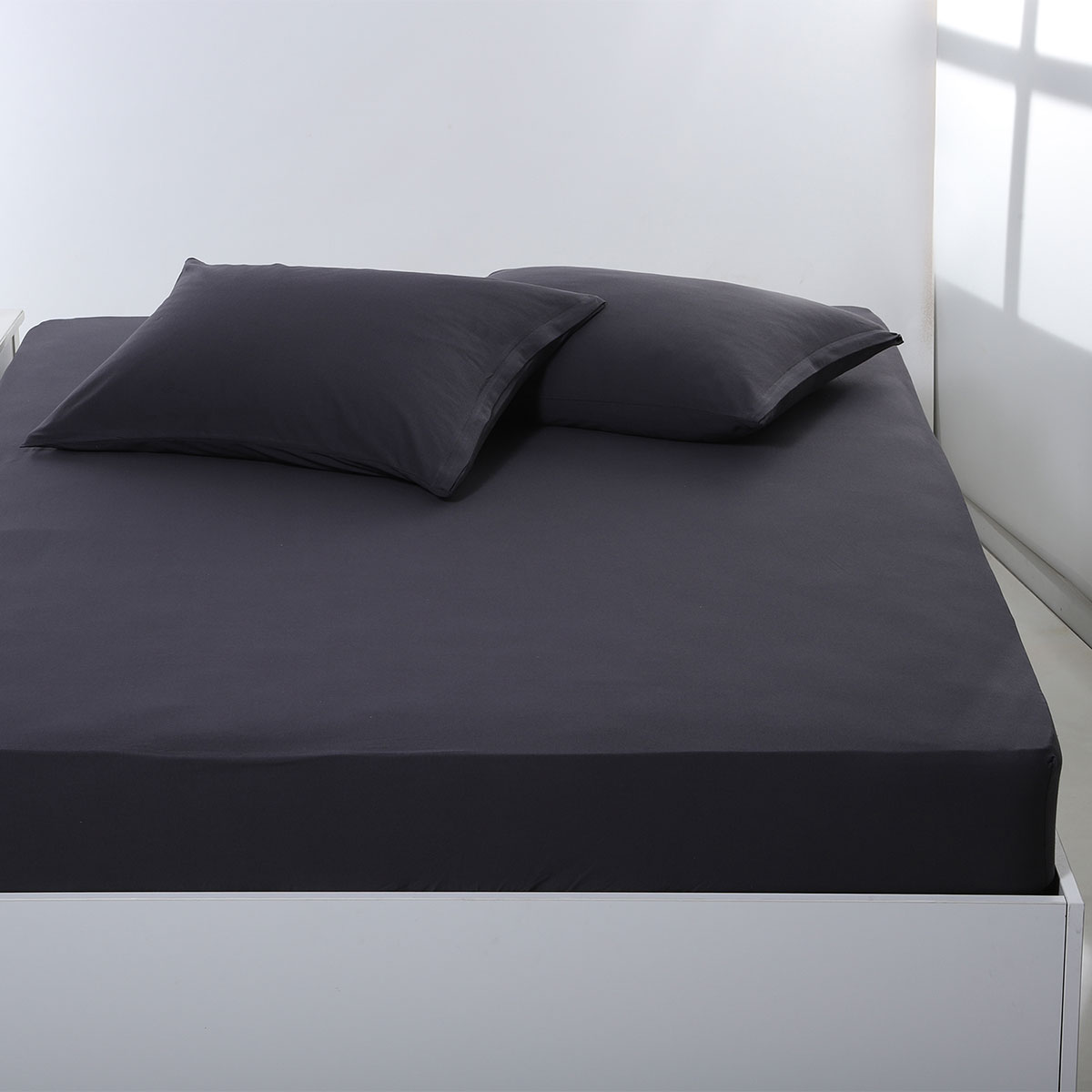 Σεντόνι Υπέρδιπλο Με Λάστιχο (160x200+35) Silk Fashion Jersey D.Grey