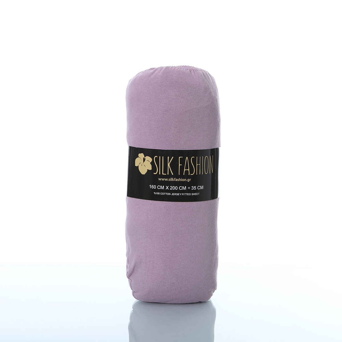 Σεντόνι Υπέρδιπλο με Λάστιχο (160X200+35) Silk Fashion Jersey Cyclamen Λευκά Είδη Κρεβατοκάμαρας Σεντόνια Υπέρδιπλα Spitishop