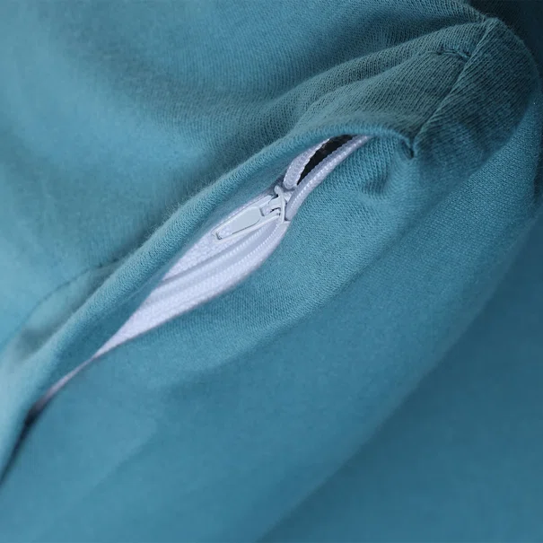 Ζεύγος Μαξιλαροθήκες (50x70) Silk Fashion Jersey Petrol