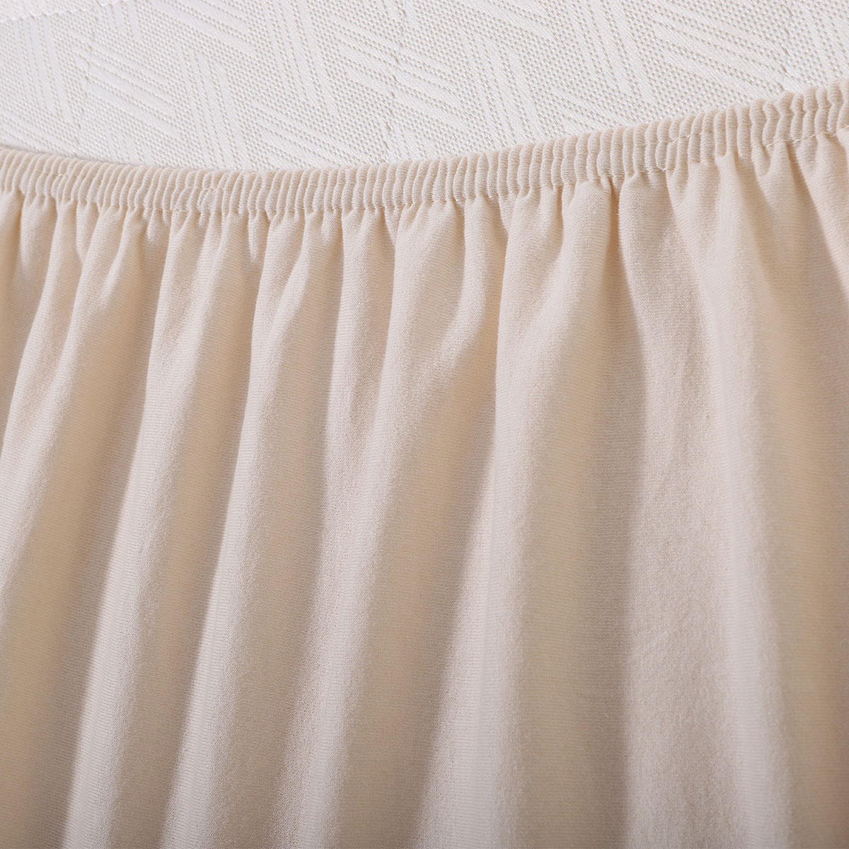 Σεντόνι Μονό με Λάστιχο (100X200+35) Silk Fashion Jersey L Beige Λευκά Είδη Κρεβατοκάμαρας Σεντόνια Μονά Spitishop