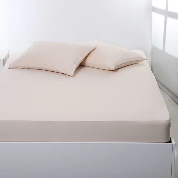 Σεντόνι King Size Με Λάστιχο (180x200+35) Silk Fashion Jersey L.Beige