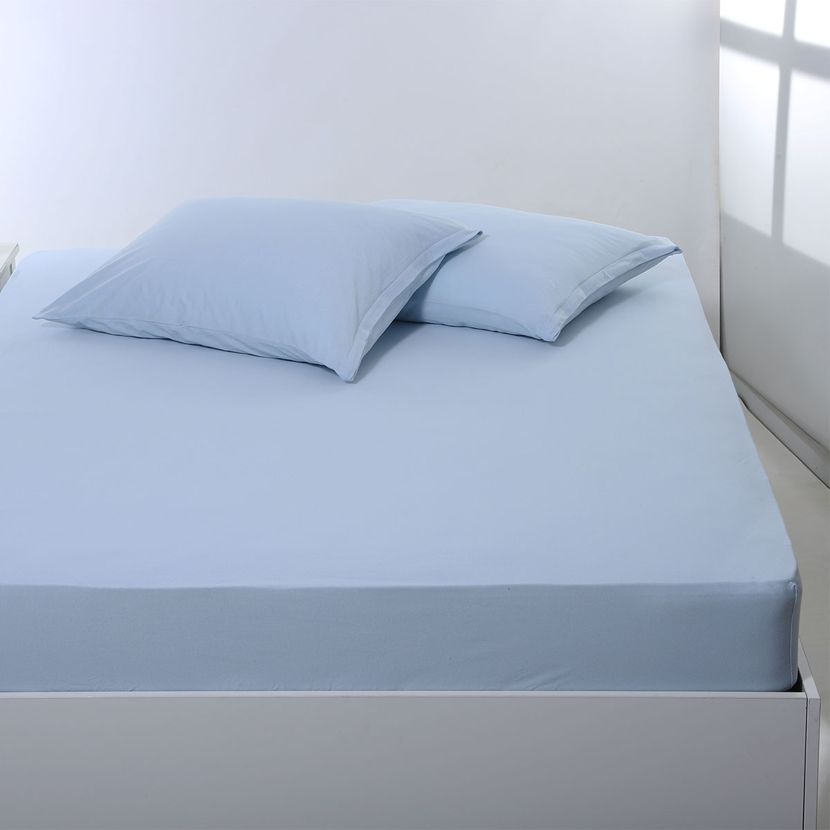 Σεντόνι Υπέρδιπλο Με Λάστιχο (160x200+35) Silk Fashion Jersey Ciel