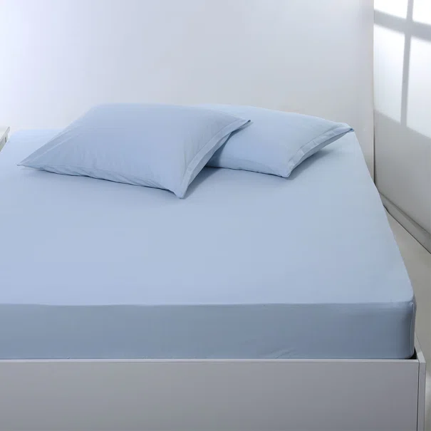 Σεντόνι King Size Με Λάστιχο (180x200+35) Silk Fashion Jersey Ciel