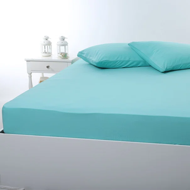 Σεντόνι Υπέρδιπλο Με Λάστιχο (160x200+35) Silk Fashion Jersey Sea Green