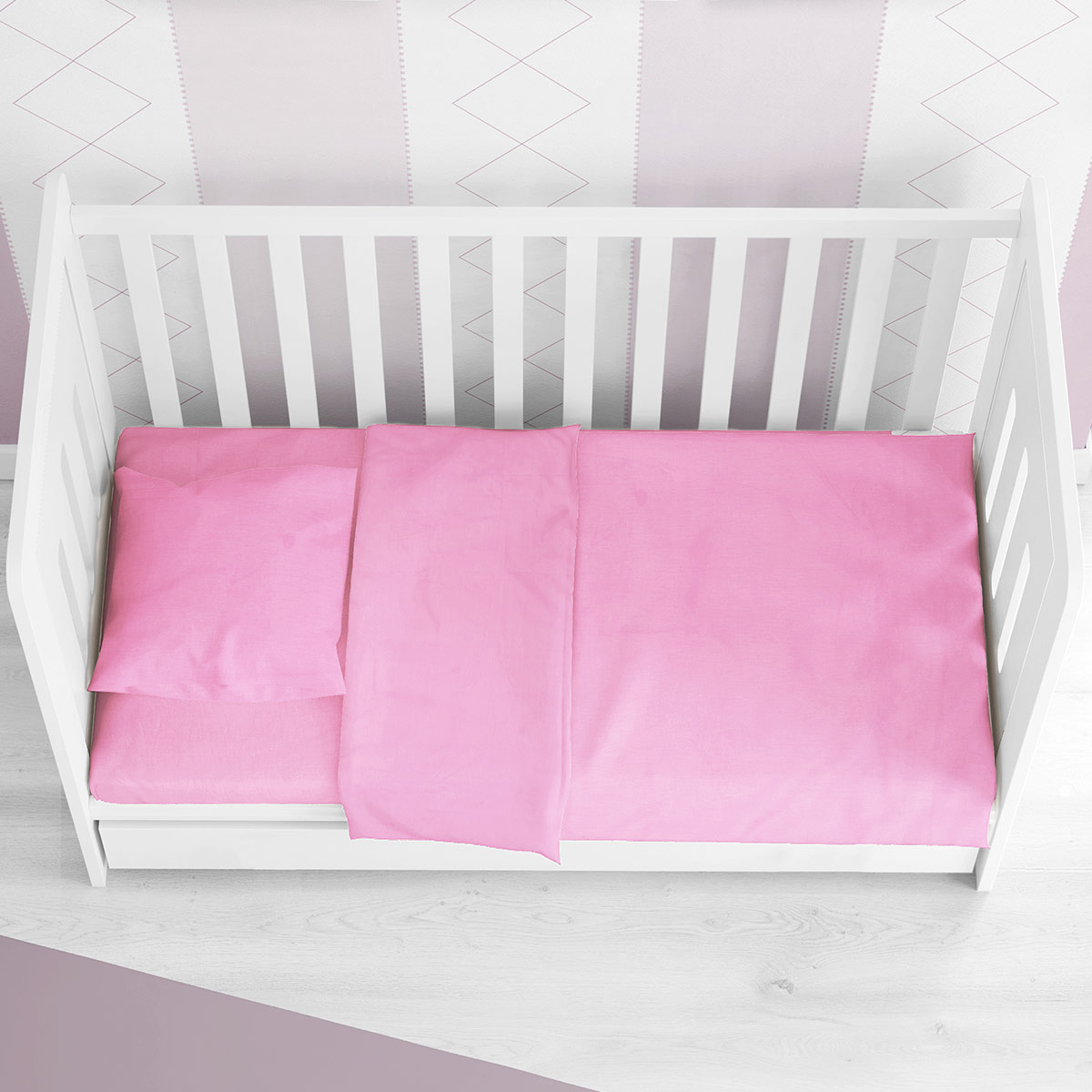Παπλωματοθήκη Υπέρδιπλη (220x240) Dimcol Solid Fuchsia 499