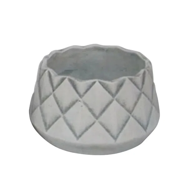 Κασπώ (Φ18x10.5) Marhome Γκρι/Λευκό 06-23428