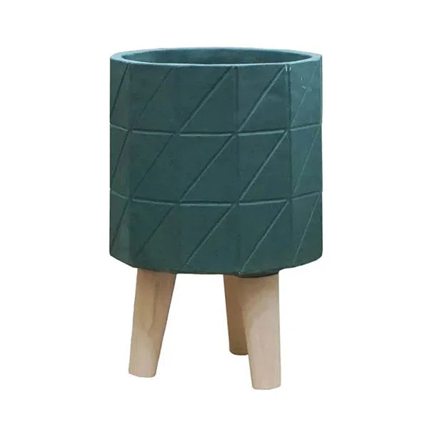 Κασπώ Με Βάση (Φ19.5x28.5) Marhome Πράσινο 06-21203-1