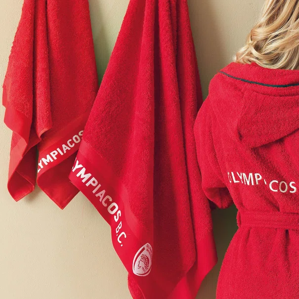 Πετσέτα Σώματος (70x140) Palamaiki Olympiacos BC 1925 Towels 500gsm