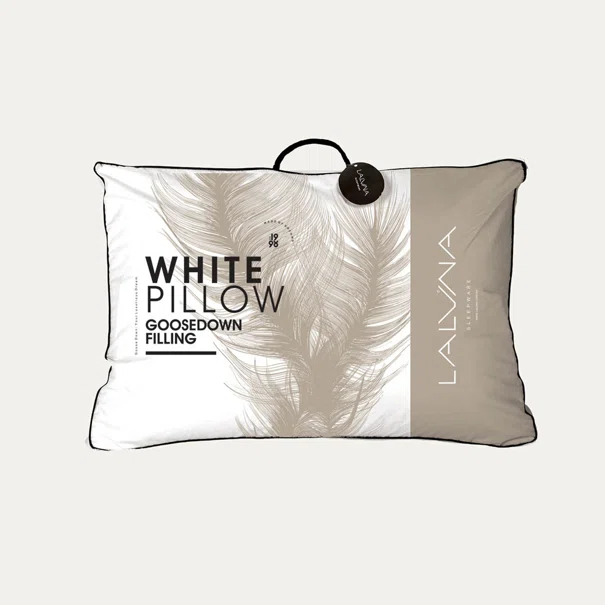 Μαξιλάρι Ύπνου Πουπουλένιο Μαλακό (50x70) La Luna White Pillow 80/20