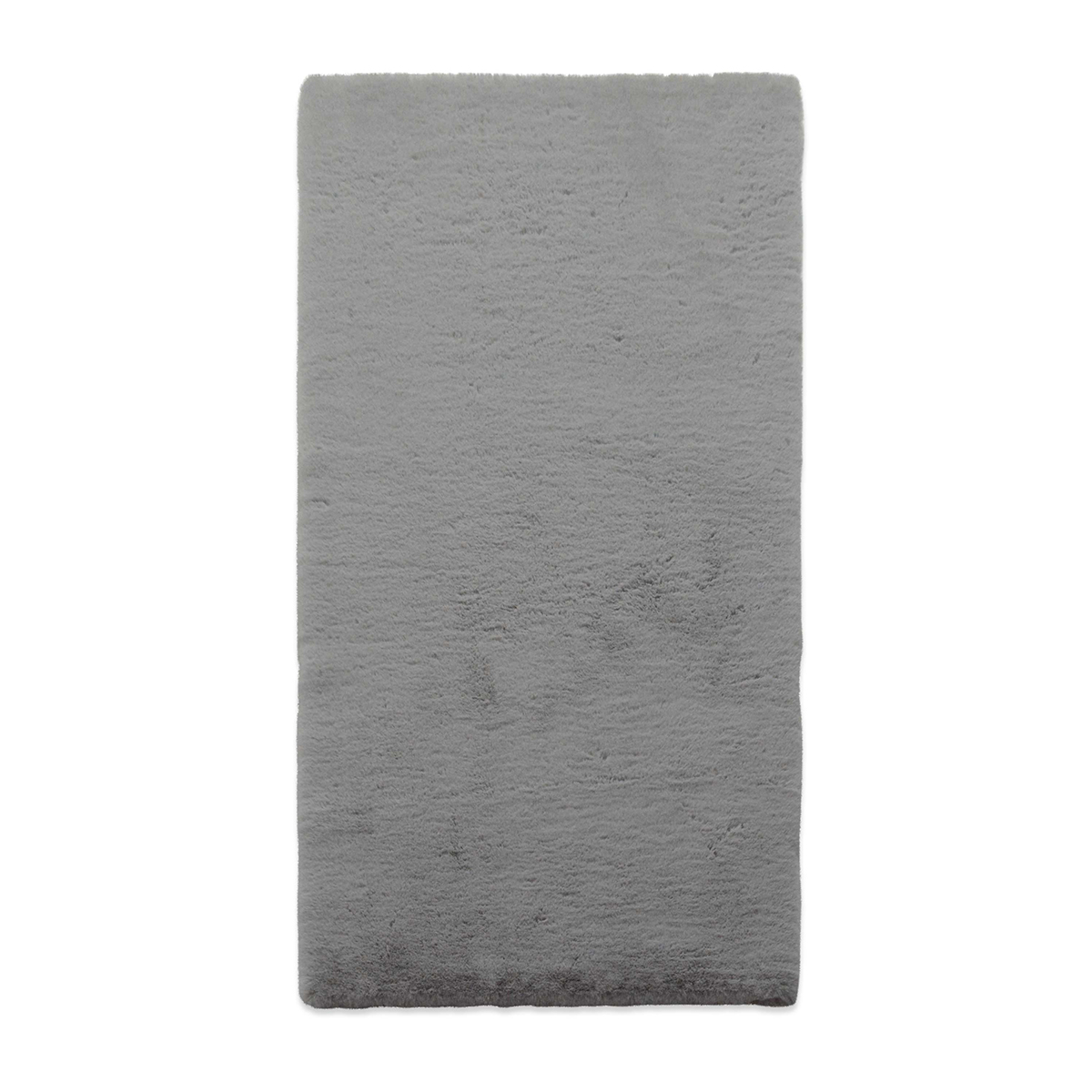Χαλί Διαδρόμου Γούνινο (80x150) New Plan Puffy FC6 Light Grey