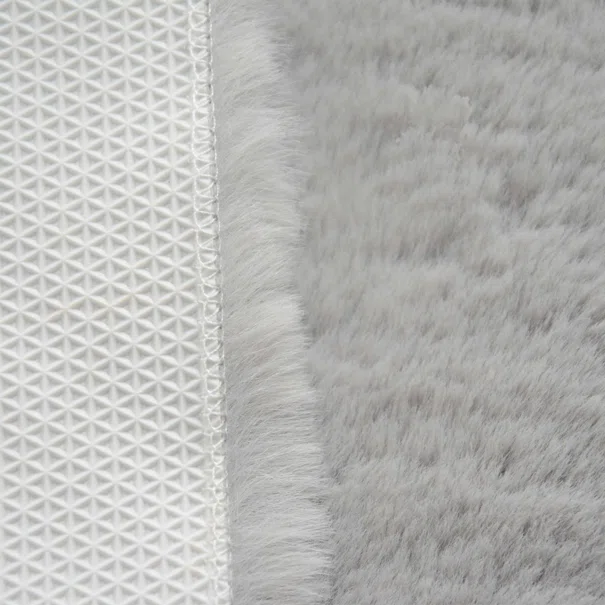 Χαλί Διαδρόμου Γούνινο (80x150) New Plan Puffy FC6 Light Grey