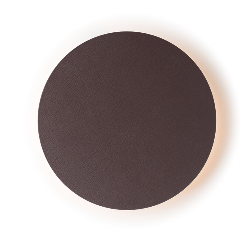 Απλίκα Τοίχου LED Aca Eclipse ZM1724LEDWDL D.Brown Leather