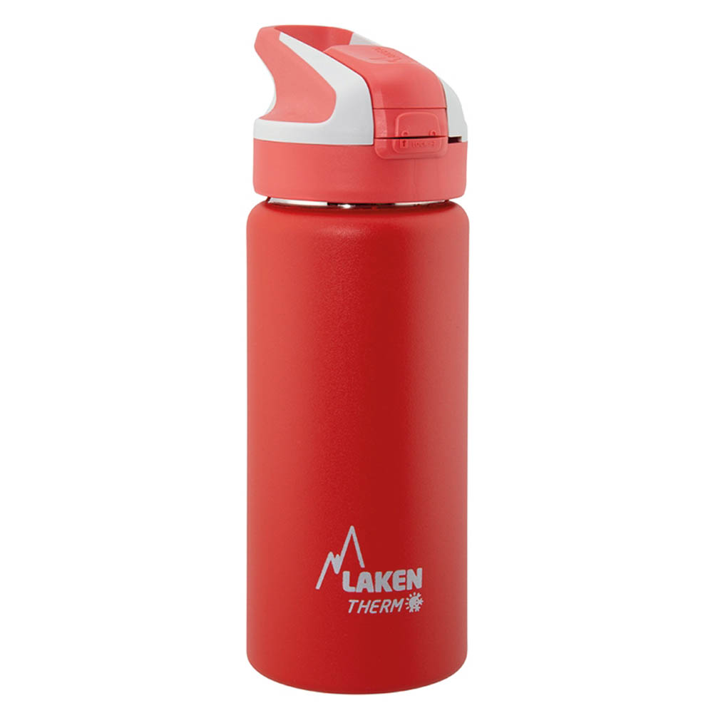 Παγούρι - Θερμός 500ml Με Καλαμάκι Laken Κόκκινο