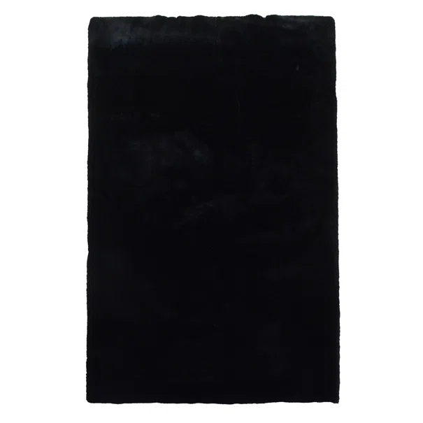 Χαλί Γούνινο (160x230) New Plan Puffy FC9 Black