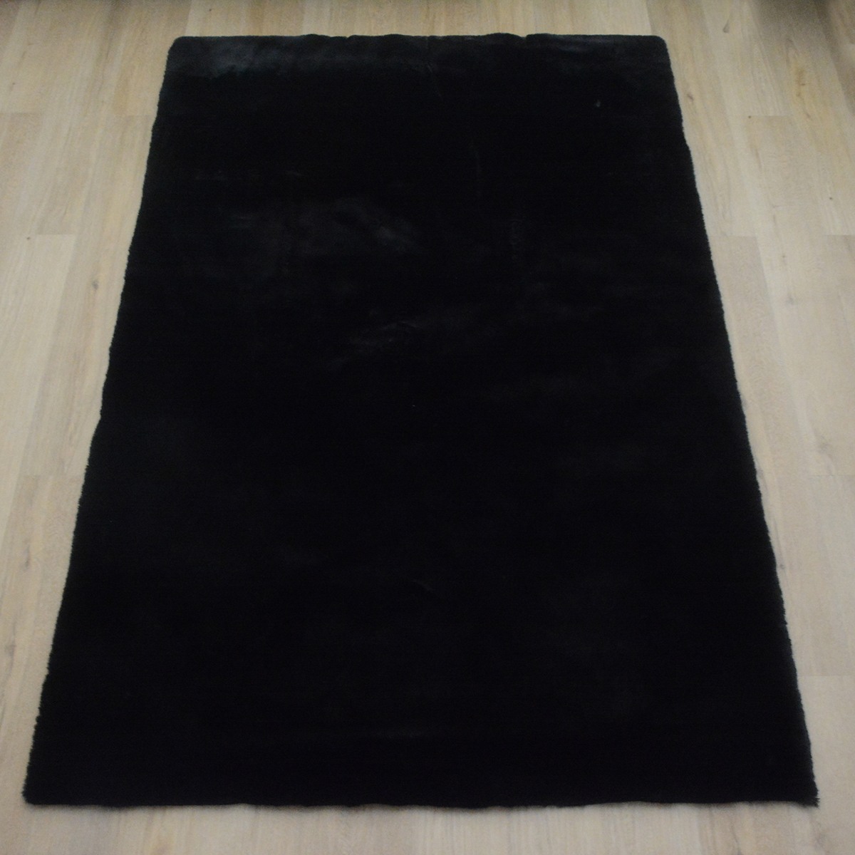 Χαλί Γούνινο (160X230) New Plan Puffy Fc9 Black Χαλιά Σαλονιού Χειμερινά Γούνινα Spitishop