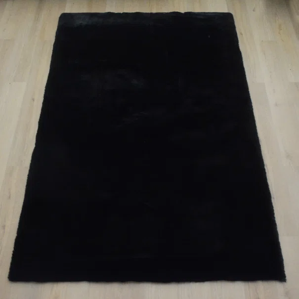 Χαλί Γούνινο (160x230) New Plan Puffy FC9 Black
