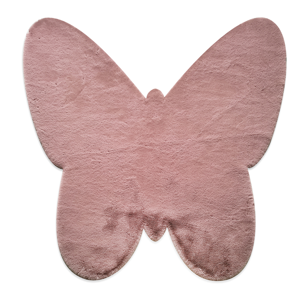 Παιδικό Χαλί Γούνινο (120x120) New Plan Puffy JM7 Butterfly Dark Pink
