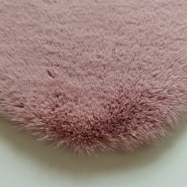 Παιδικό Χαλί Γούνινο (160x160) New Plan Puffy JM7 Butterfly Dark Pink