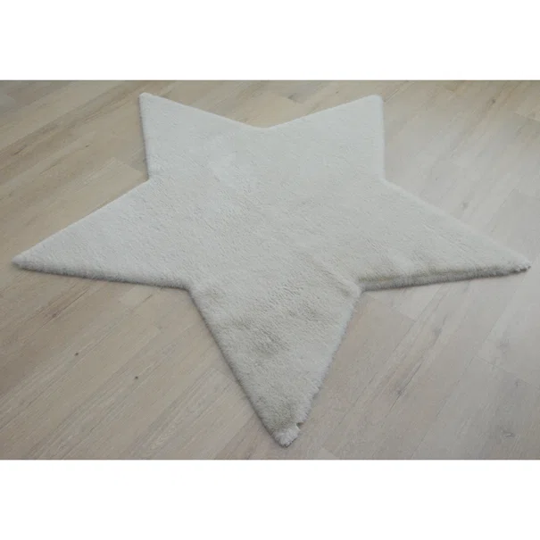 Παιδικό Χαλί Γούνινο (120x120) New Plan Puffy FC3 Star Beige