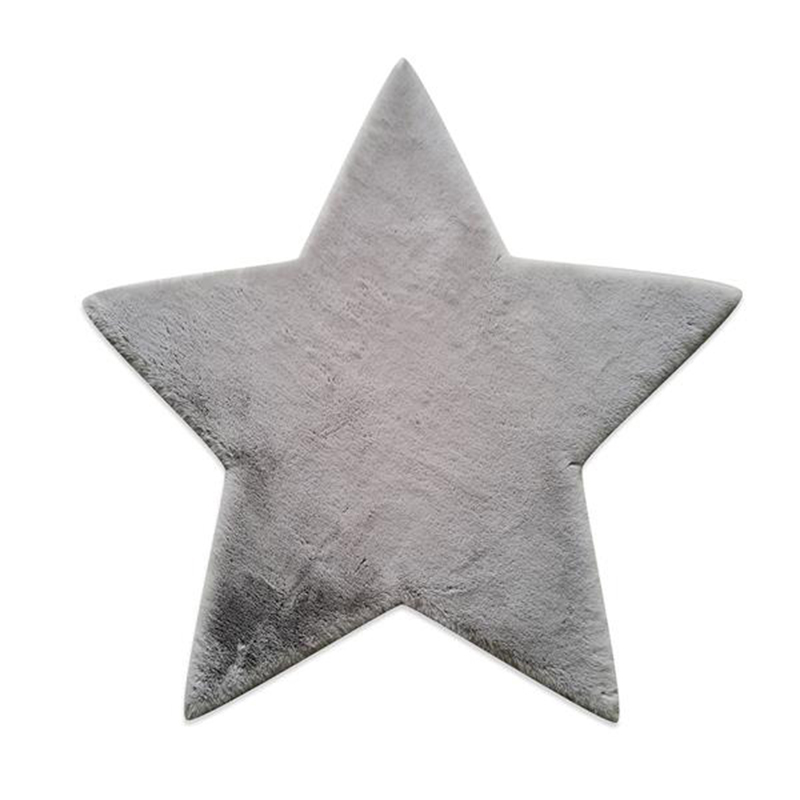 Παιδικό Χαλί Γούνινο (160x160) New Plan Puffy FC6 Star Light Grey