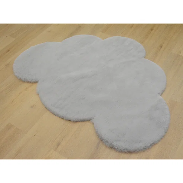 Παιδικό Χαλί Γούνινο (80x125) New Plan Puffy FC6 Cloud Light Grey