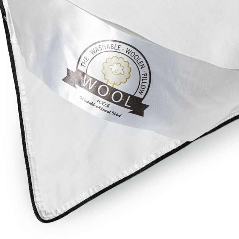 Μαξιλάρι Ύπνου Σκληρό (50X70) La Luna Wool Natural Μάλλινο Λευκά Είδη Κρεβατοκάμαρας Μαξιλάρια για Ύπνο Στο Πλάι Spitishop