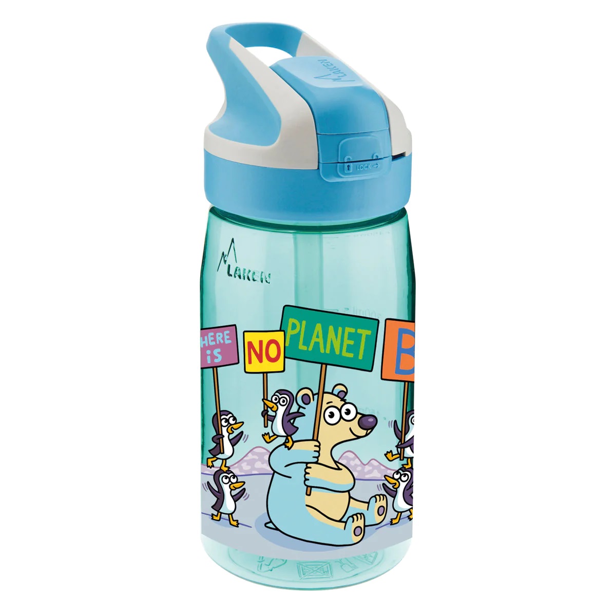 Παγούρι 450ml Με Καλαμάκι Laken Planet