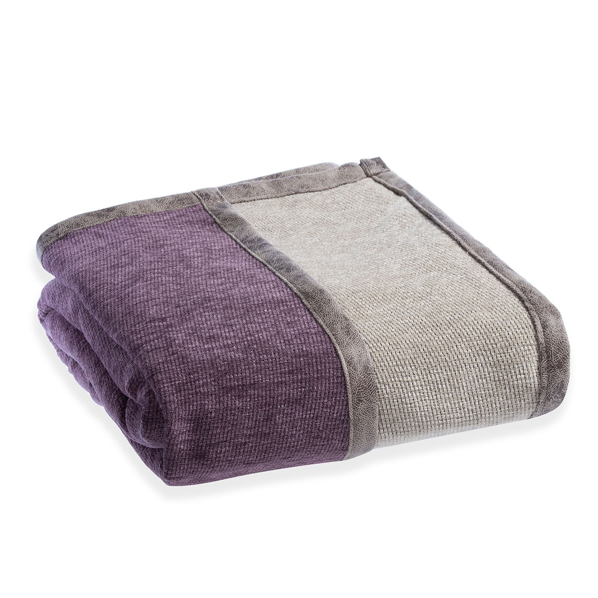 Ριχτάρι Πολυθρόνας 2 Όψεων (180X180) Nef-Nef Homeware Tanger New Purple Ecru Λευκά Είδη Σαλονιού Ριχτάρια Καναπέ Χειμερινά Spitishop