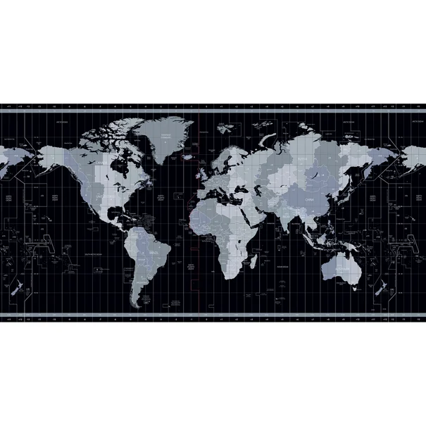 Mouse Pad (78x40) Ango Black Map myPad 84117