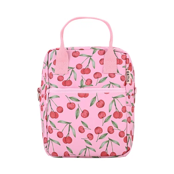 Ισοθερμική Τσάντα Φαγητού 7lt Estia Save The Aegean Cherry Rose 01-22617