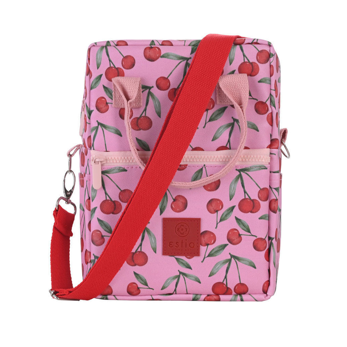 Ισοθερμική Τσάντα Φαγητού 7Lt Estia Save The Aegean Cherry Rose 01-22617 Best Sellers Κουζίνα - Τραπεζαρία Spitishop