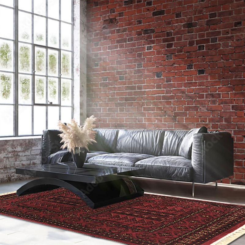 Χαλί (200X290) New Plan Persia 2288 Burgundy Χαλιά Σαλονιού Χειμερινά Boho Spitishop