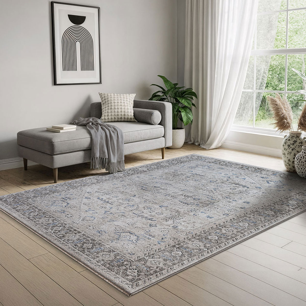 Χαλί (200X255) New Plan Lotus 37404 Χαλιά Σαλονιού Χειμερινά Boho Spitishop