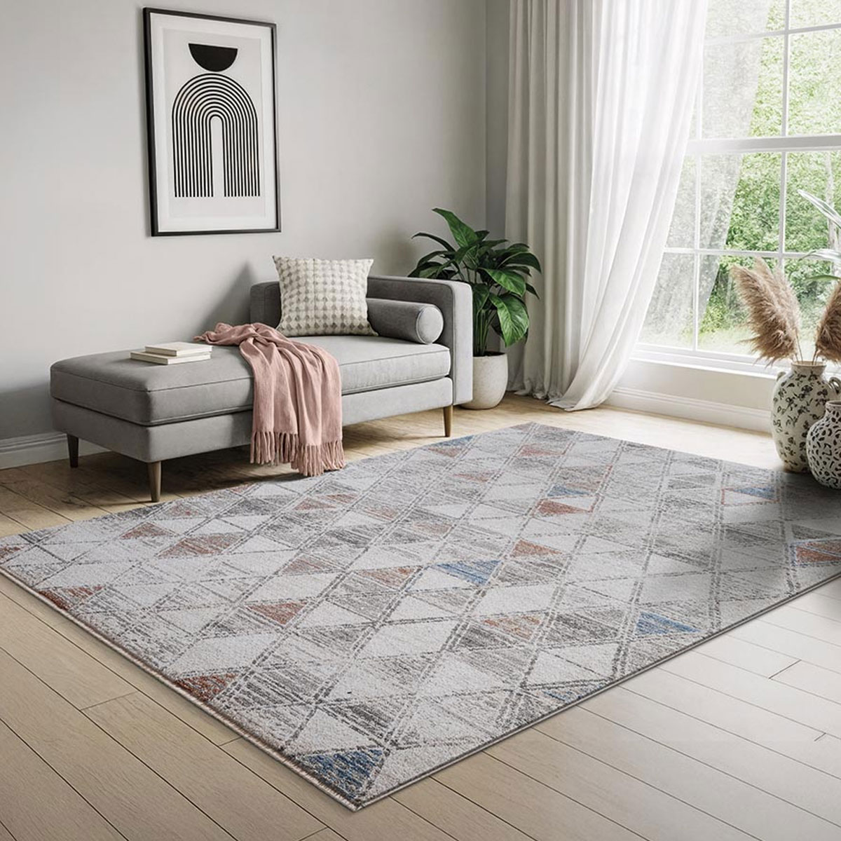 Χαλί Διαδρόμου (80X150) New Plan Lotus 37957 Χαλιά Διάδρομοι Spitishop