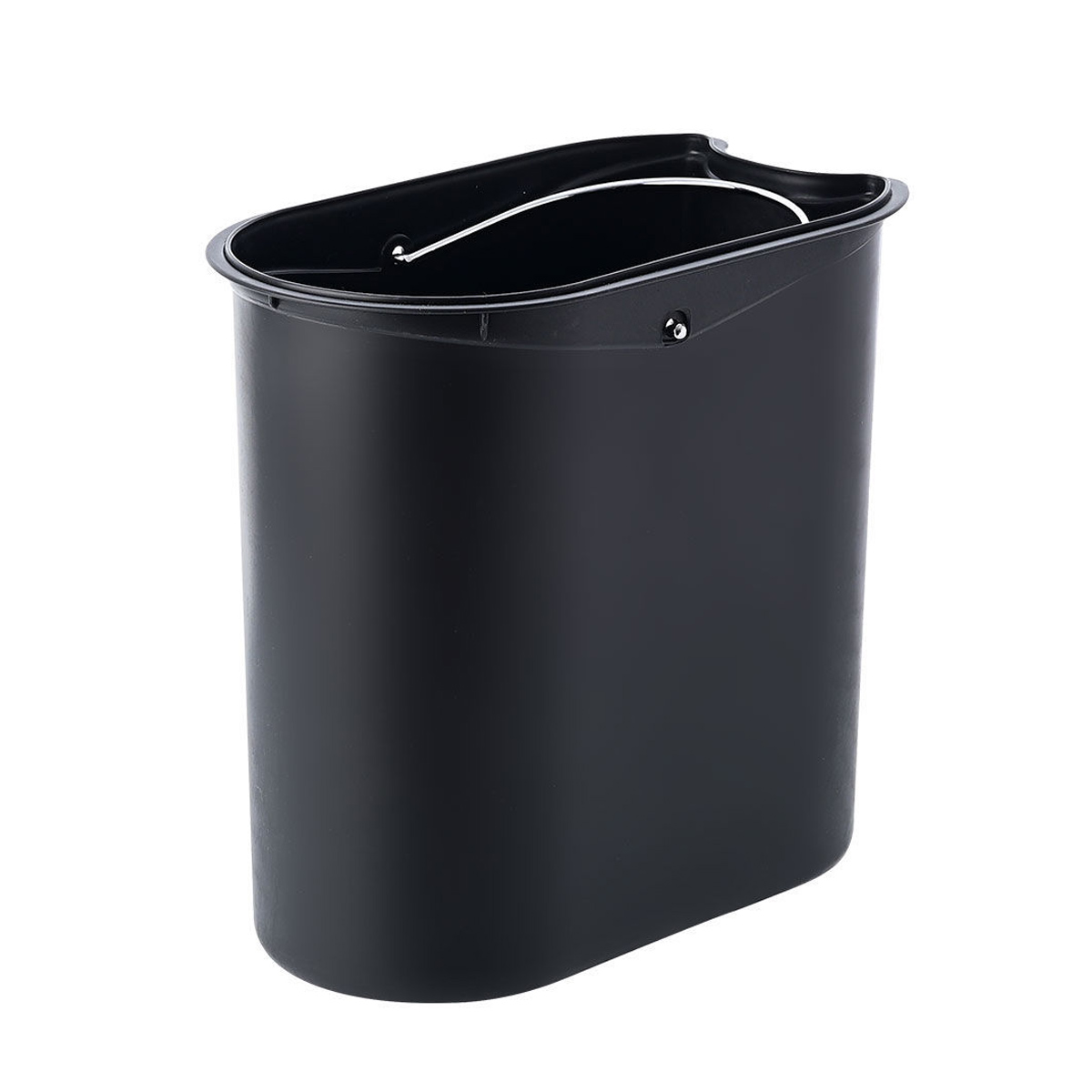 Κάδος Απορριμμάτων Μπάνιου (14X28X31) Estia 5Lt Slim Black Matt 02-5566 Μπάνιο Αξεσουάρ Κάδοι Spitishop