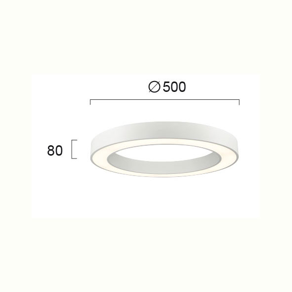 Φωτιστικό Πλαφονιέρα Led Viokef Apollo White 4214100 Φωτιστικά Οροφής Κρεμαστά Spitishop