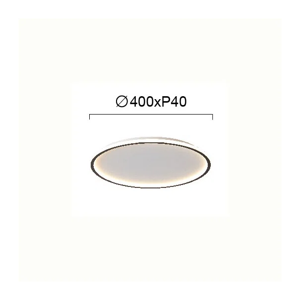 Φωτιστικό Πλαφονιέρα LED Viokef Arla Black 4266501