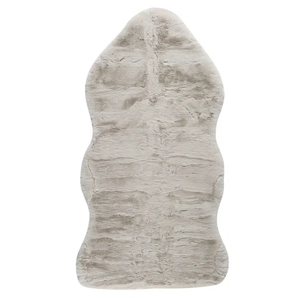 Χαλί Διαδρόμου Γούνινο (80x150) Polcarpet Rabbit Animal Shape Ivory