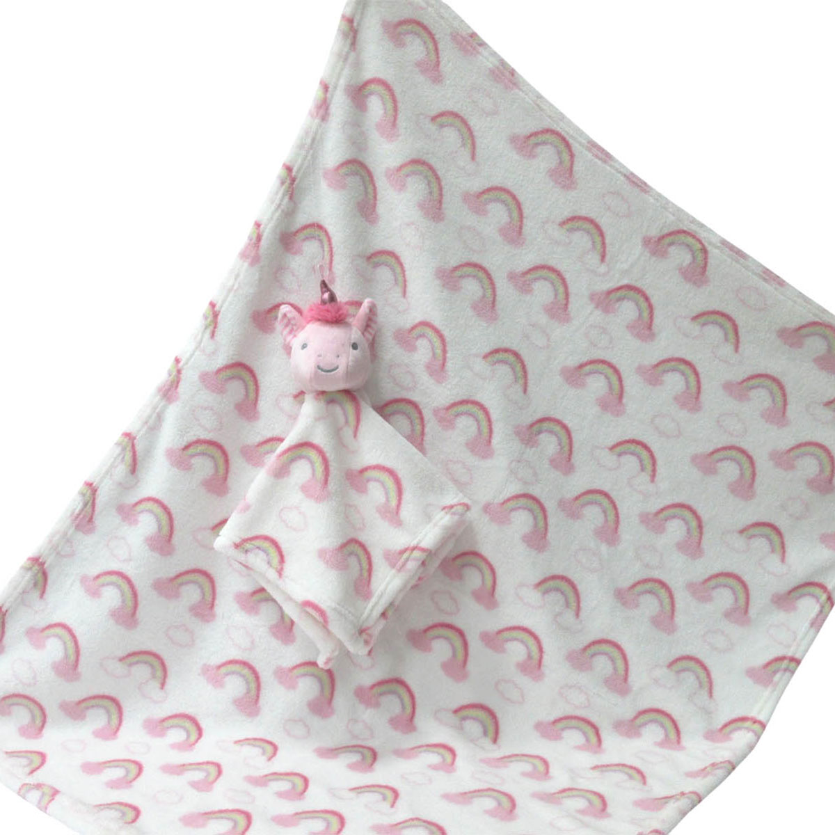 Κουβέρτα Fleece Αγκαλιάς (75X90) + Πανάκι Παρηγοριάς Viopros Σχ 731 Βρεφικά Προίκα Μωρού Κουβέρτες Βρεφικές Spitishop