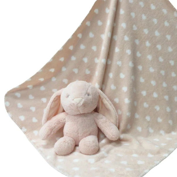 Κουβέρτα Fleece Αγκαλιάς (75x90) + Λούτρινο Viopros Σχ. 723