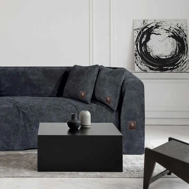 Ριχτάρι Καναπέ Τριθέσιου (180x300) Greenwich Polo Club 2760 Dark Grey