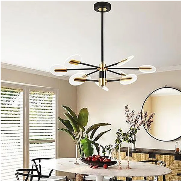 Φωτιστικό Οροφής Πολύφωτο LED 3 CCT Eurolamp 144-10012 Black/Gold
