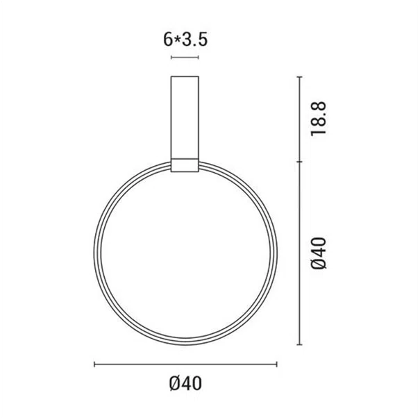 Φωτιστικό Οροφής Μονόφωτο LED Eurolamp 144-17030 Black
