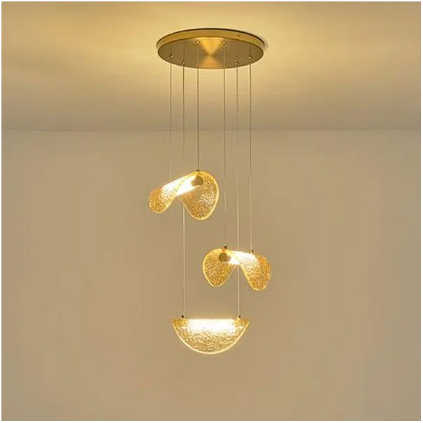 Φωτιστικό Οροφής Τρίφωτο LED Eurolamp Waves 144-18004 Bronze/Gold