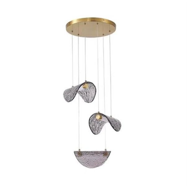 Φωτιστικό Οροφής Τρίφωτο LED Eurolamp Isola 144-18005 Bronze/Grey