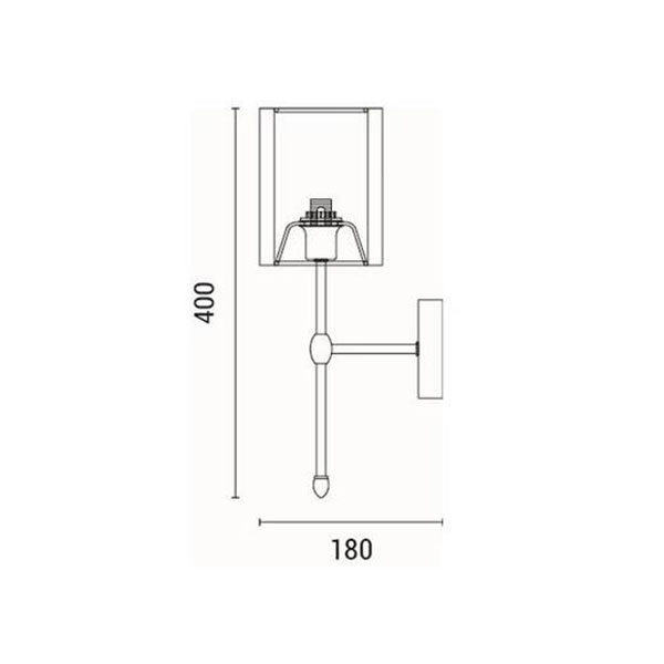 Απλίκα Τοίχου Eurolamp Veli 144-24050 White Φωτιστικά Μοντέρνα Spitishop